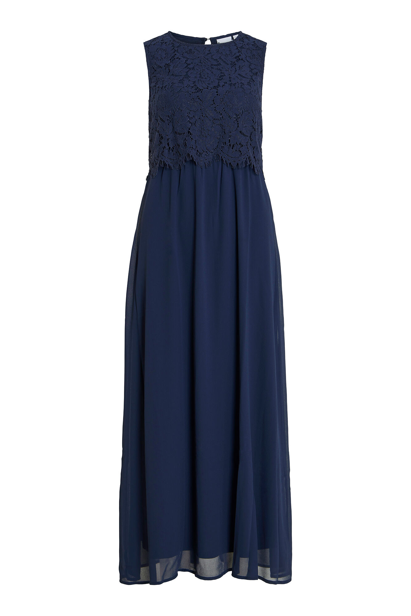 Vila Vestido largo con encaje de fiesta