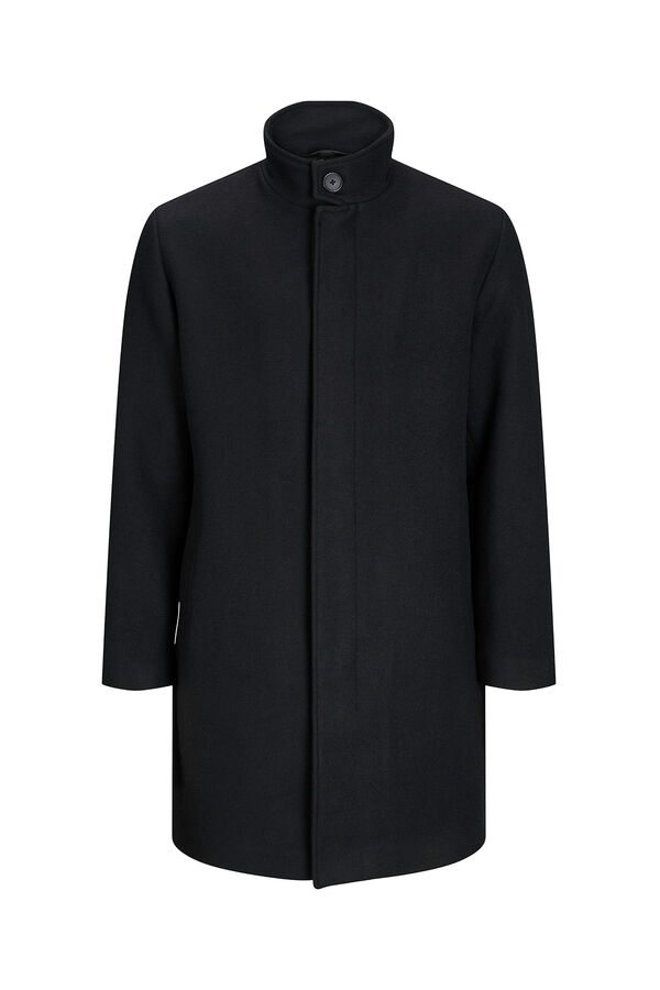 Jack & Jones Sobretudo de gola alta Preto