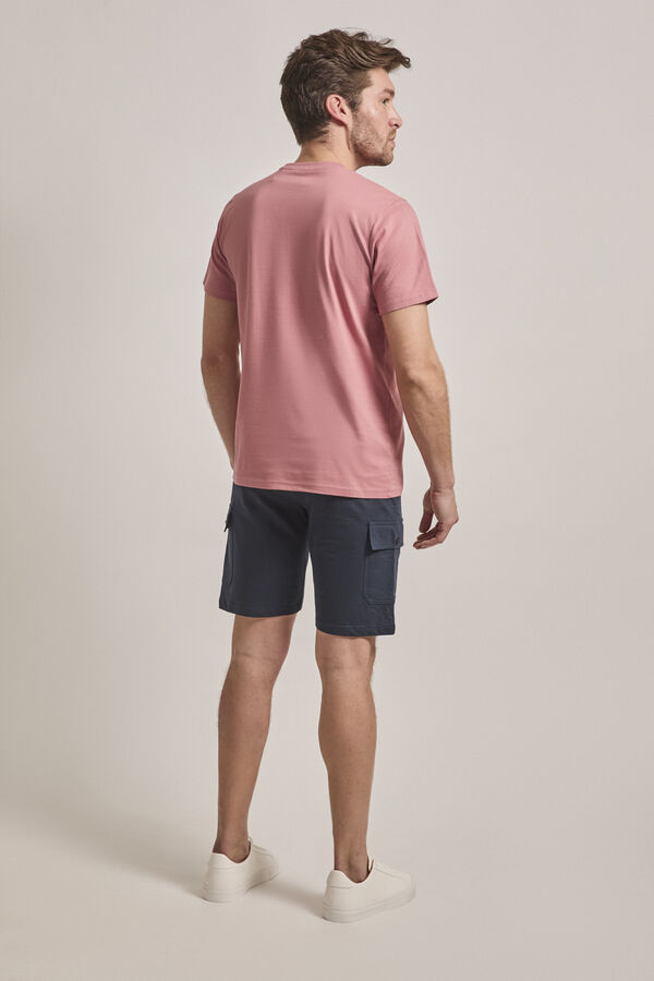 Street Monkey Bermuda cargo jersey-knit Navy