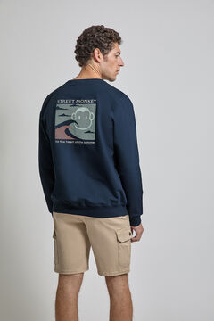 Street Monkey Sudadera estampada