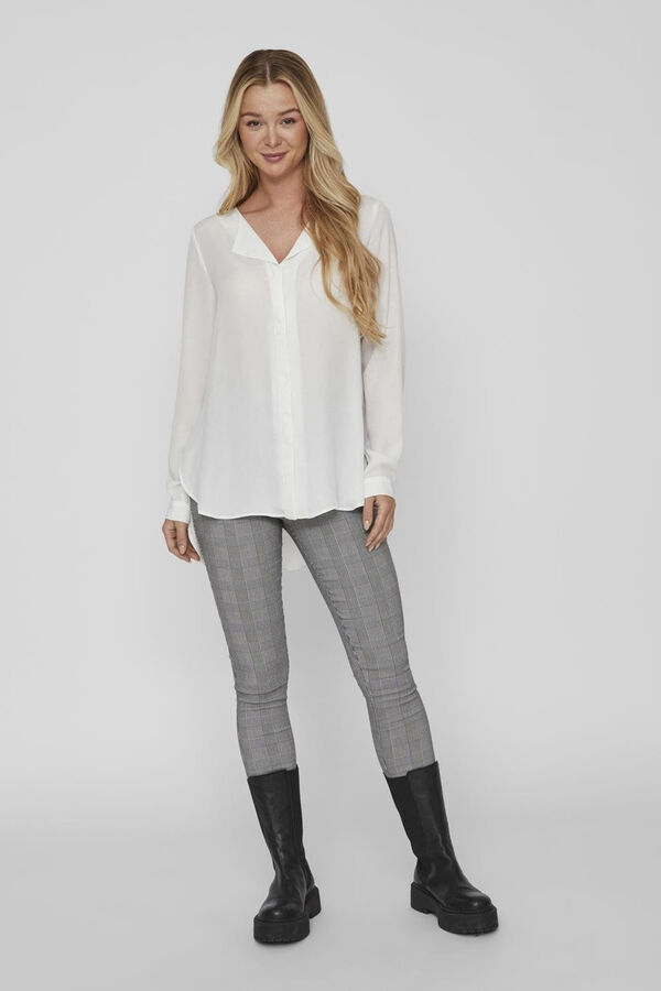 Vila Blusa de manga larga Blanco