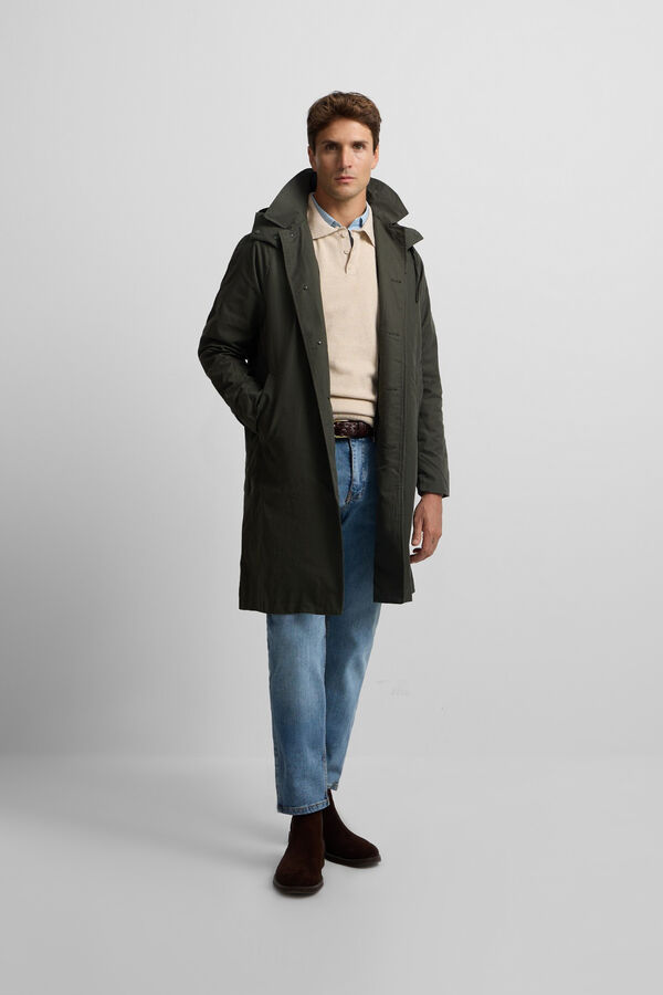 Silbon Gabardina Verde oscuro