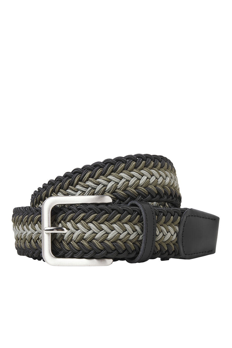 Cinturón trenzado hebilla clásica
