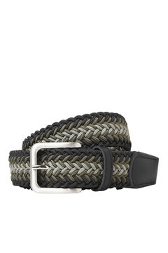 Jack & Jones Cintur&oacute;n trenzado hebilla cl&aacute;sica