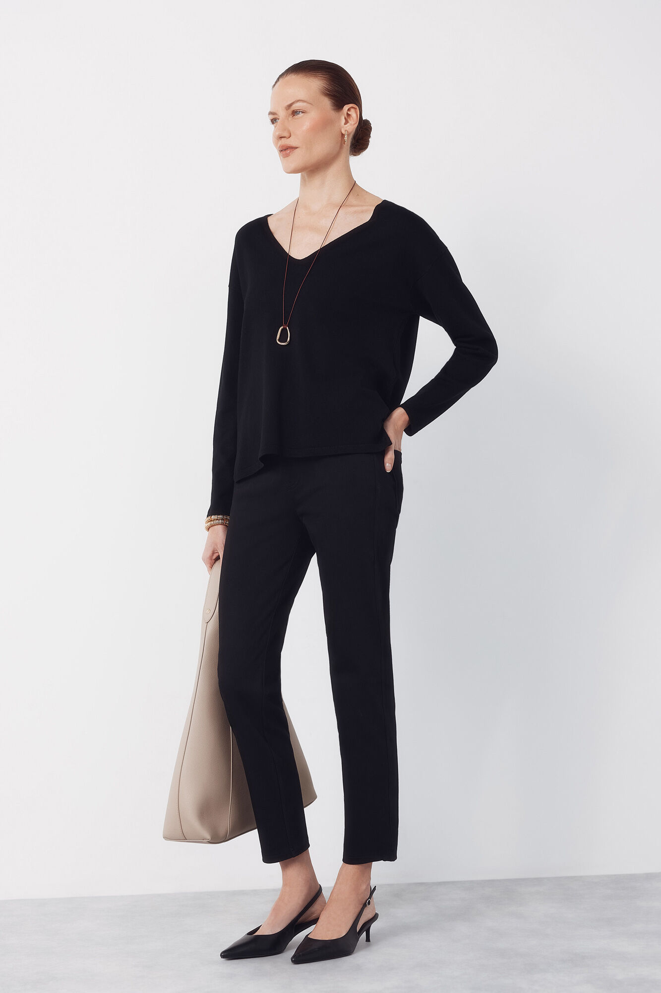 Cortefiel Legging corte 5 bolsillos