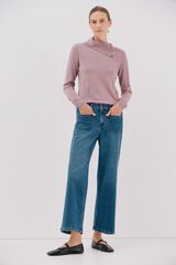 Cortefiel  marine trousers pockets Blue