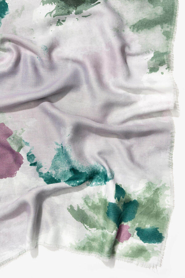 Vilanova Pa&ntilde;uelo estampado Verde