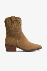 Popa Women's Ankle boot Studded Boot Brown