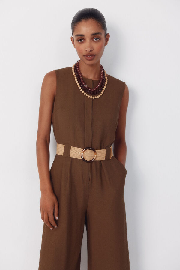 Cortefiel Macac&atilde;o com cinto Verde