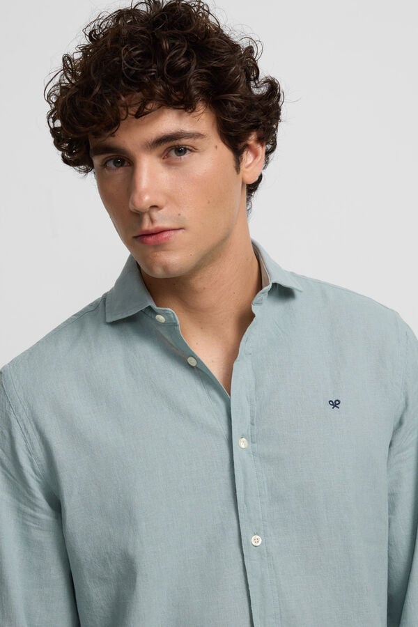 Silbon Camisa sport soft Green