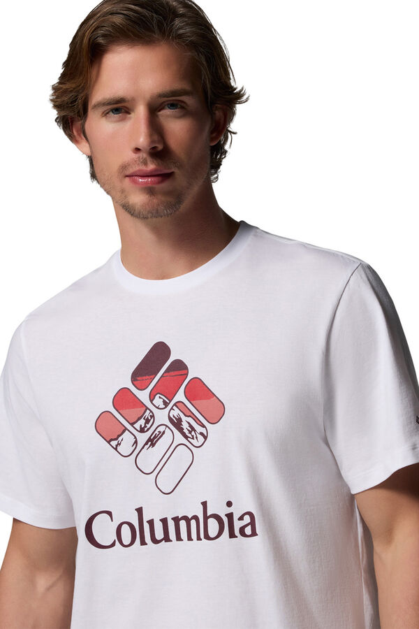 Columbia Camiseta con estampado de temporada CSC&trade; White