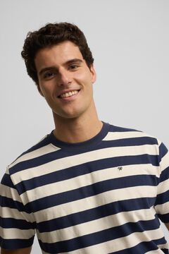 Silbon Camiseta minilogo rayas