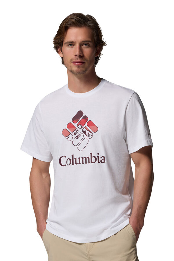 Columbia Camiseta con estampado de temporada CSC&trade; White