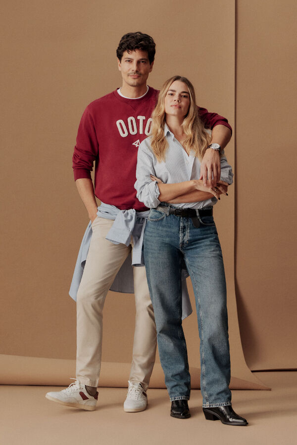 OOTO Chino casual slim Beige