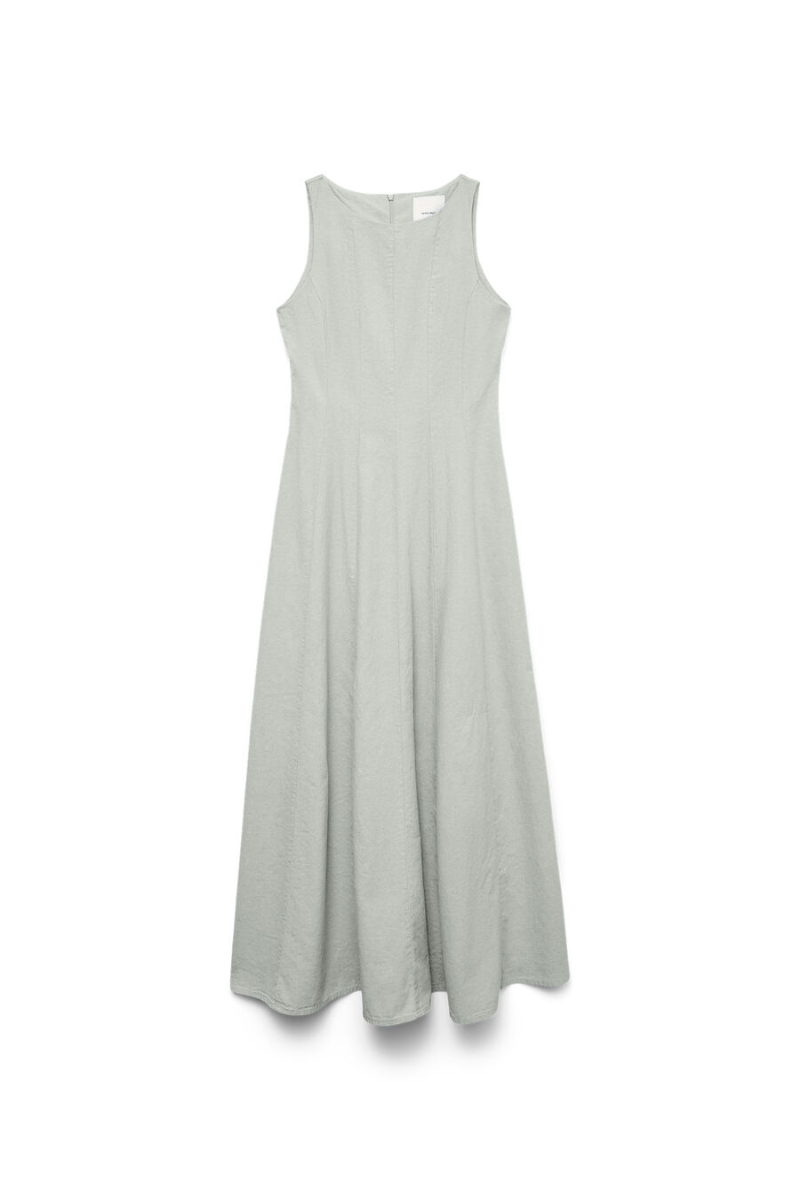 Vestido largo de algodón