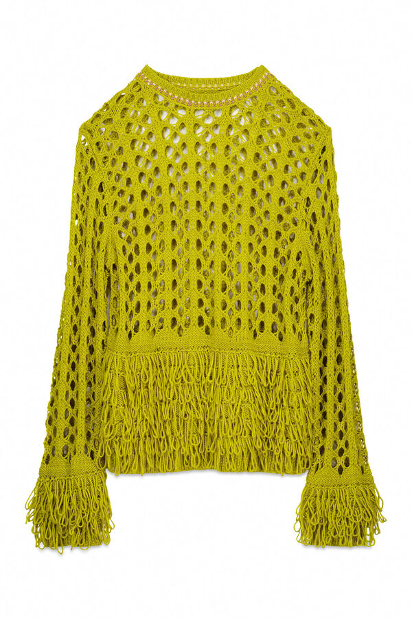 Slowlove Jersey lima flecos Verde