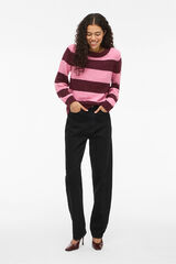 Vila Jersey de punto con rayas Purple