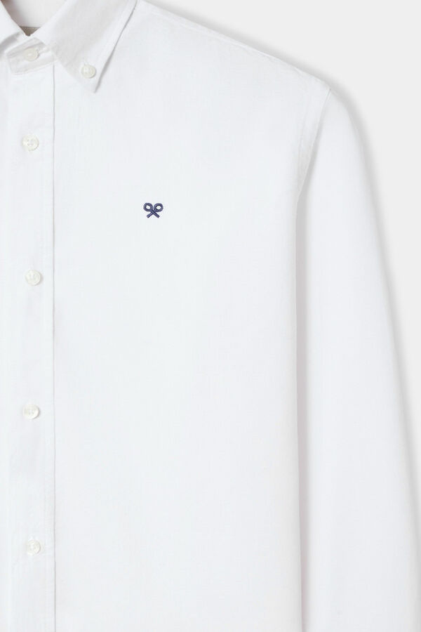 Silbon Camisa sport oxford Blanco