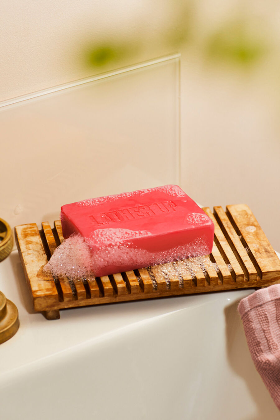 Barra Sólida Facial y Corporal de Fresa