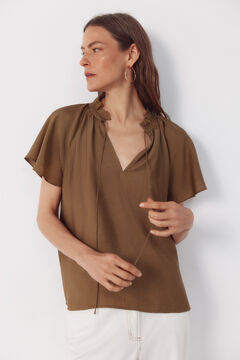 Cortefiel Blusa manga ragl&aacute;n