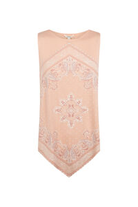 Slowlove Top tirantes detalle blonda