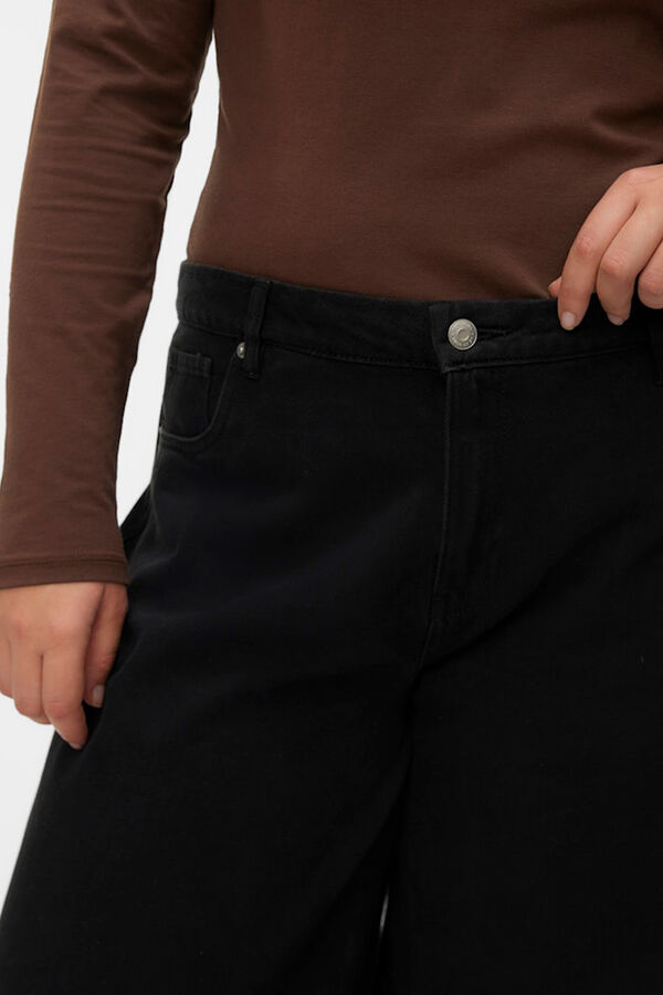 Vero Moda Curve Vaqueros anchos talla grande Negro