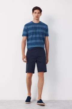 Cortefiel Bermuda chino estampada leve