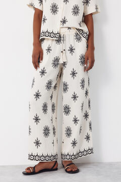 Cortefiel Pantal&oacute;n estampado