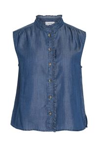 Vila Blusa sin mangas de tencel