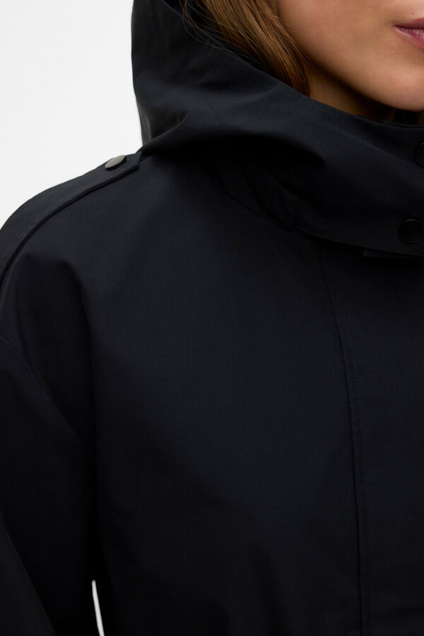 Vero Moda Chaqueta con capucha Negro