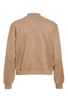 Vila Casaco bomber de camur&ccedil;a sint&eacute;tica