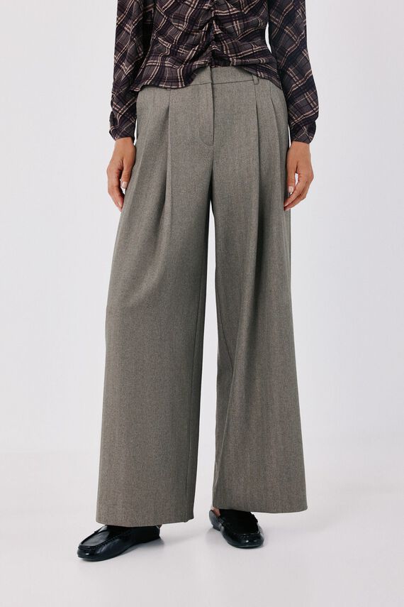Pantalón de pinzas de mujer