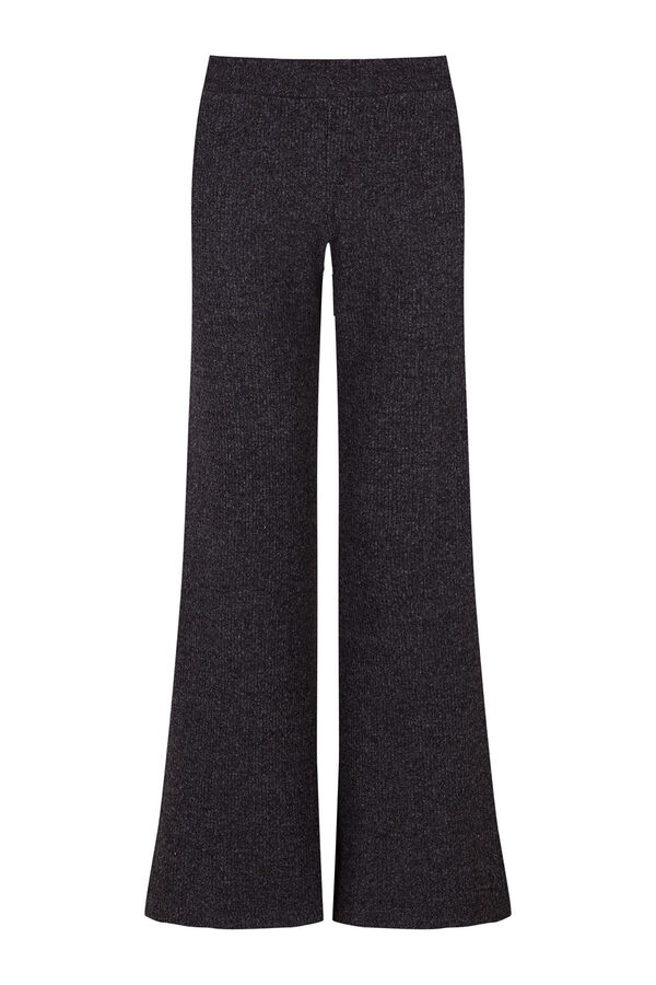 Slowlove Pantal&oacute;n ancho de punto Grey