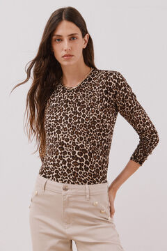 Cortefiel Jersey punto estampado