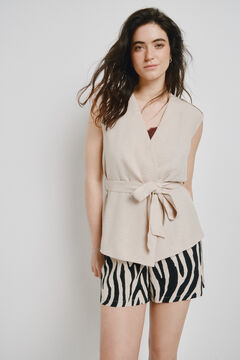 Vero Moda Top sin mangas escote cruzado