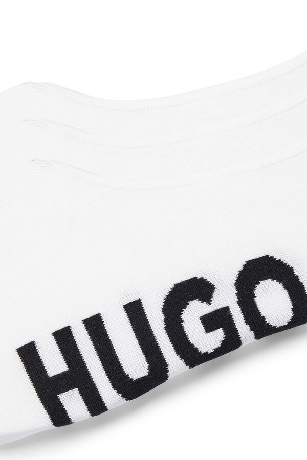 HUGO Pack tres calcetines Blanco