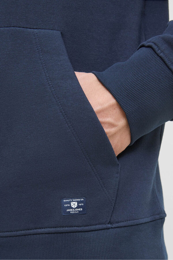 Jack & Jones Sudadera logo frontal Azul marino
