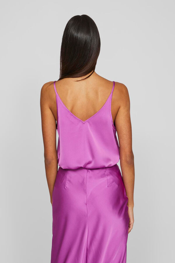 Vila Top acetinado  Roxo
