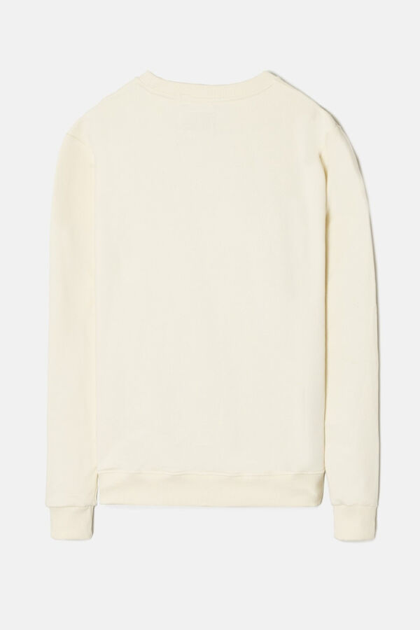 Silbon Sudadera silbon raqueta media Marfil