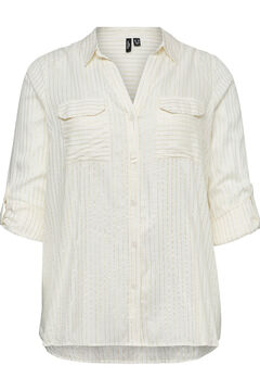 Vero Moda Curve Camisa de lurex tamanho grande