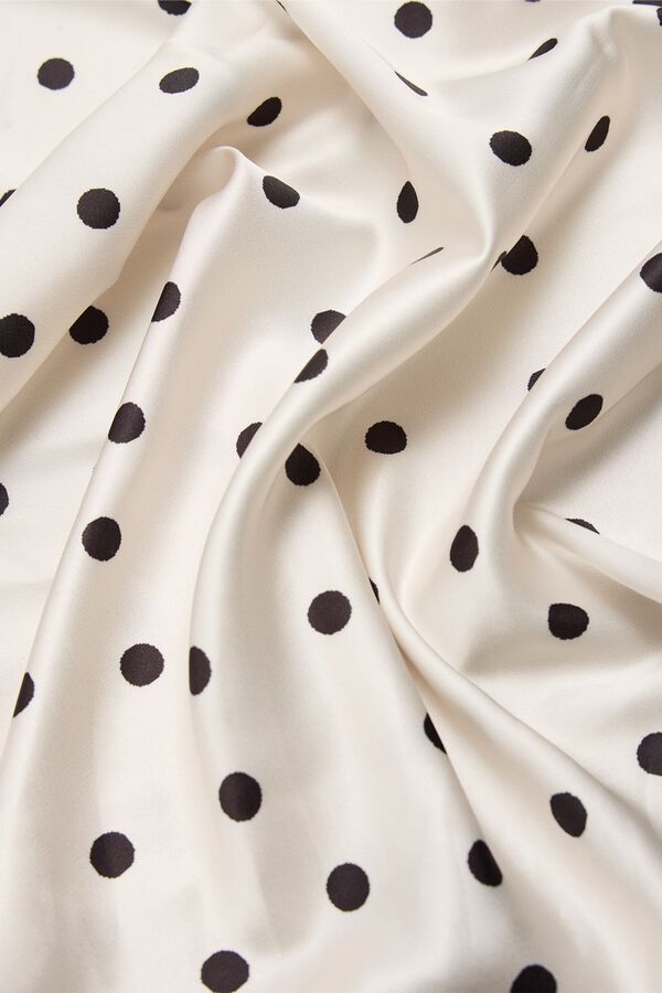 Vero Moda Pa&ntilde;uelo satinado Estampado blanco