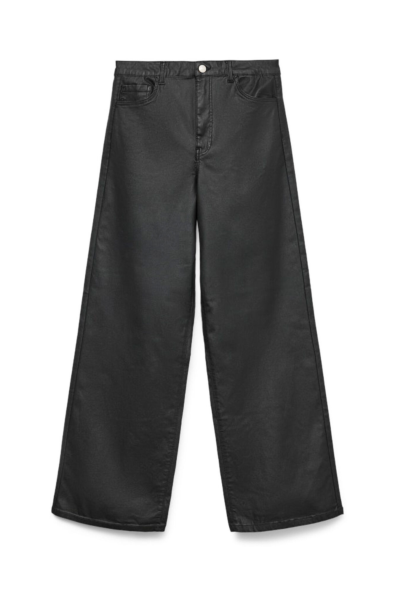 Vero Moda Curve Pantal&oacute;n ancho efecto piel