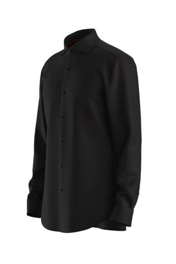 HUGO Camisa b&aacute;sica Black