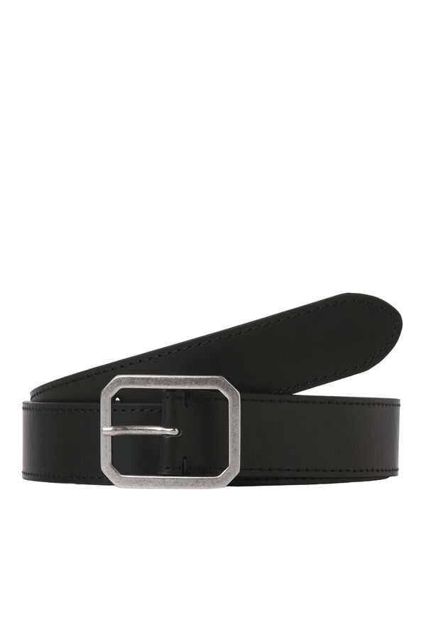 Jack & Jones Cinto com fivela de metal Preto