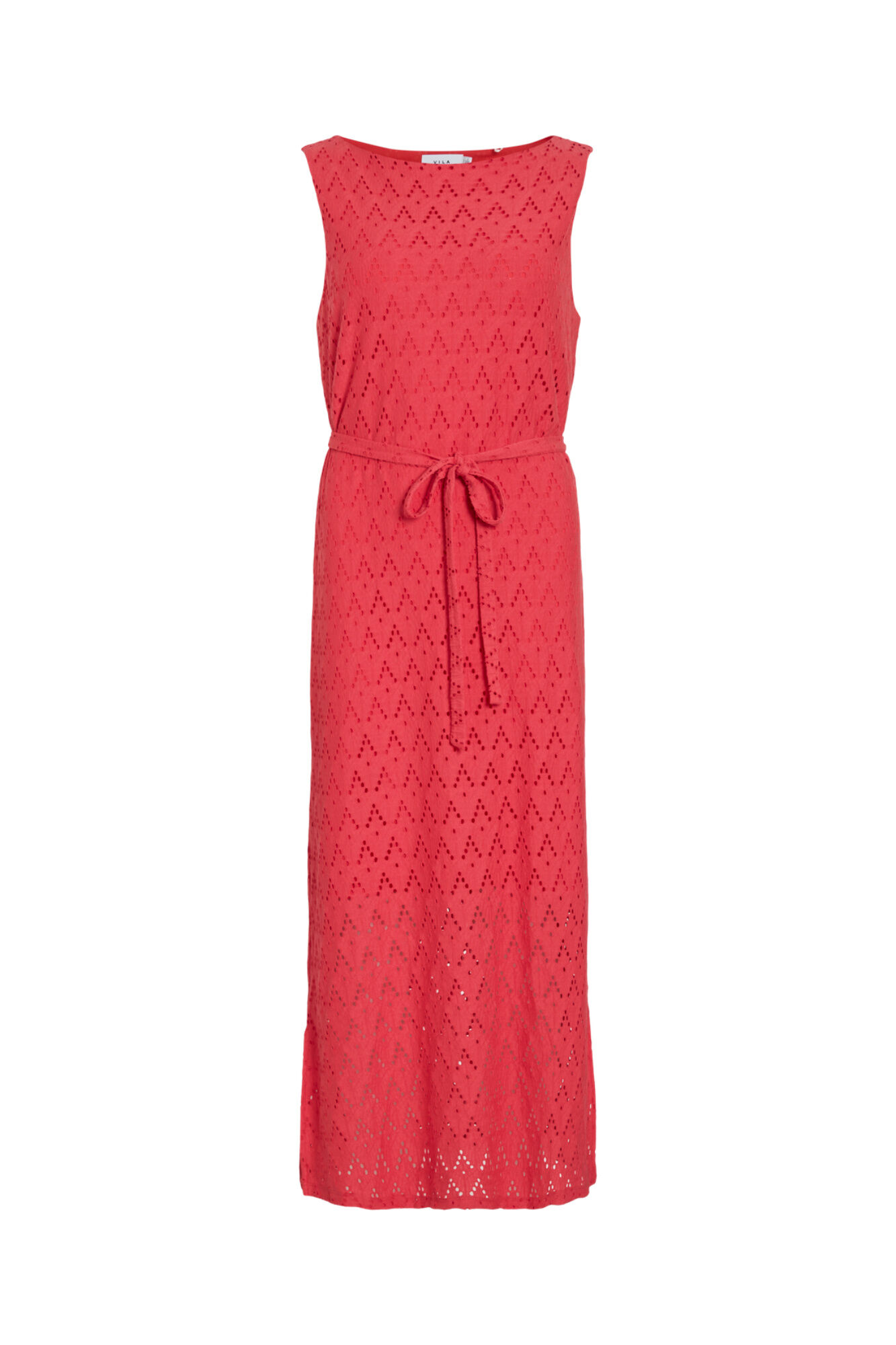 Vila Vestido midi con calados de algod&oacute;n
