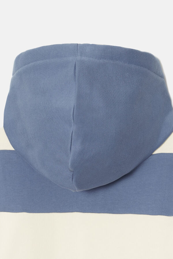 Silbon Sudadera capucha rayas anchas Azul