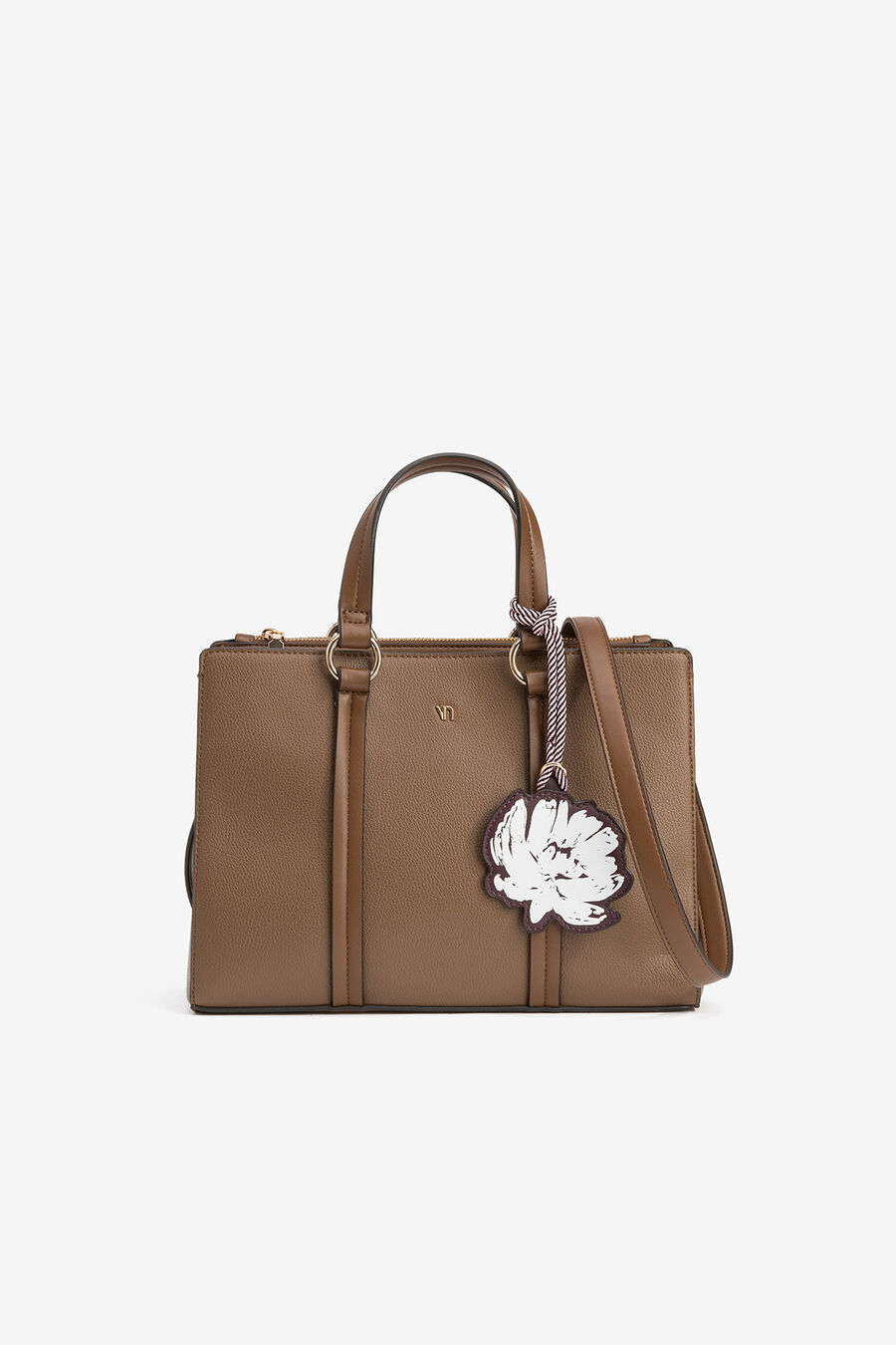 Bolso City con Charm de Flor