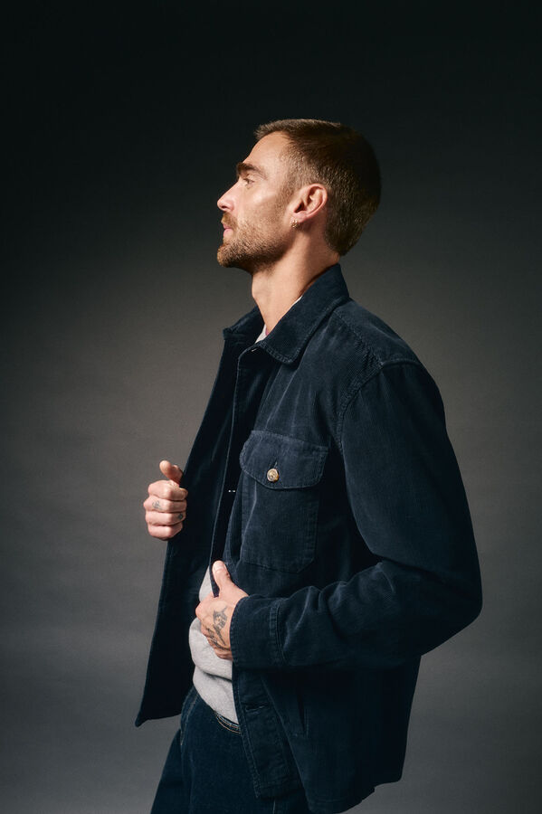 OOTO Corduroy overshirt Navy
