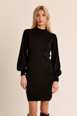Vestido corto detalle botones