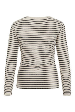 Vila Top manga larga de algod&oacute;n org&aacute;nico